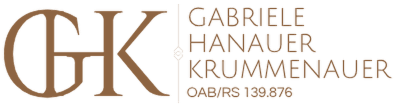 Logotipo Gabriele Hanauer Krummenauer, OAB/RS 139.876